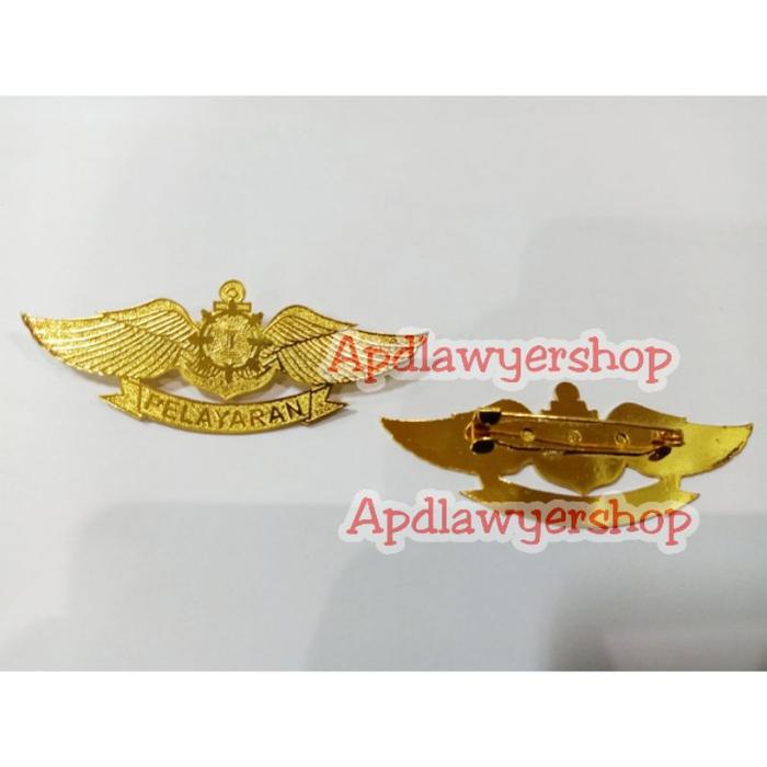 Wing PELAYARAN Wings PELAYARAN Pin PELAYARAN kuningan peniti