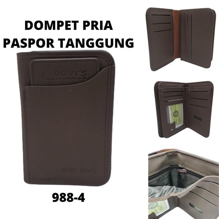 dompet pria dompet kulit bovis kartu terbaru random warna Uang