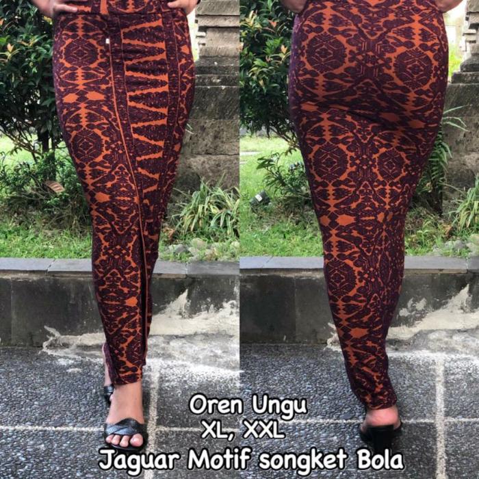 Rok / kamen jadi denim jaguar/ Kamen Songket Bali
