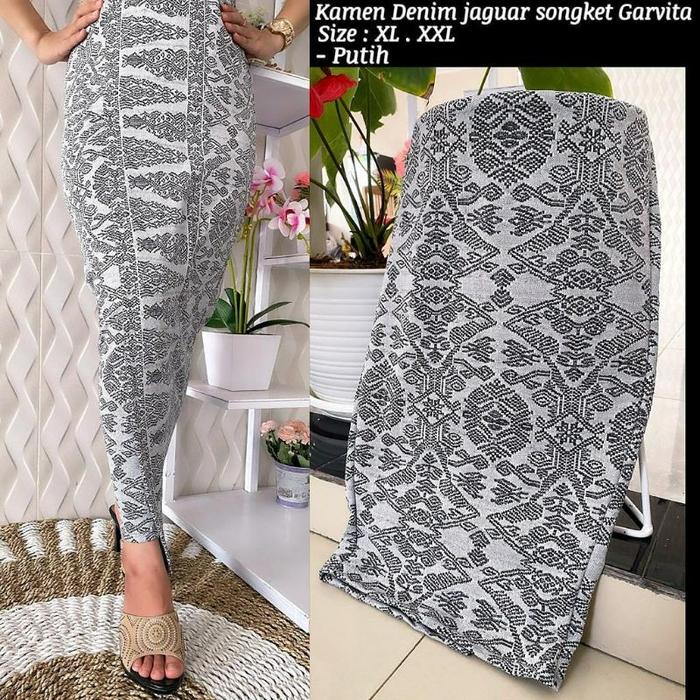 Kamen Bali /rok/ Kamen jadi DENIM motif garvita