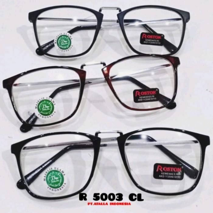 Kacamata Wanita Type R 5003 CL Lensa Normal Anti Debu Aksesoris Motor