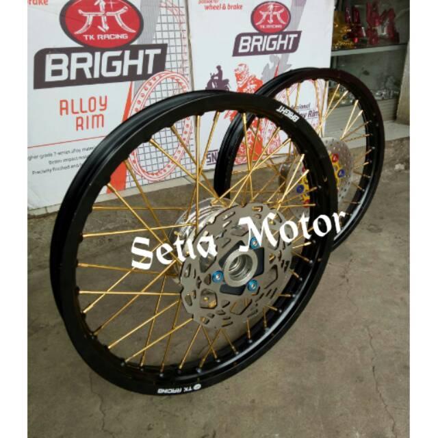 HM Velg Satria Fu Sepaket Tk Racing/Bright/Japan Set Tromol Jari Jari