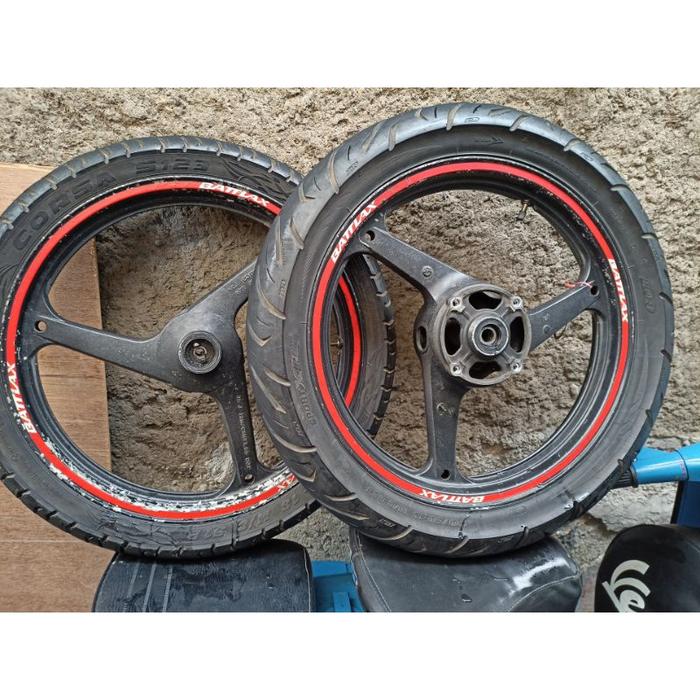 HM Velg Tiger Revo Dobel Dis Cakram Pelek Racing Palang Original Ori