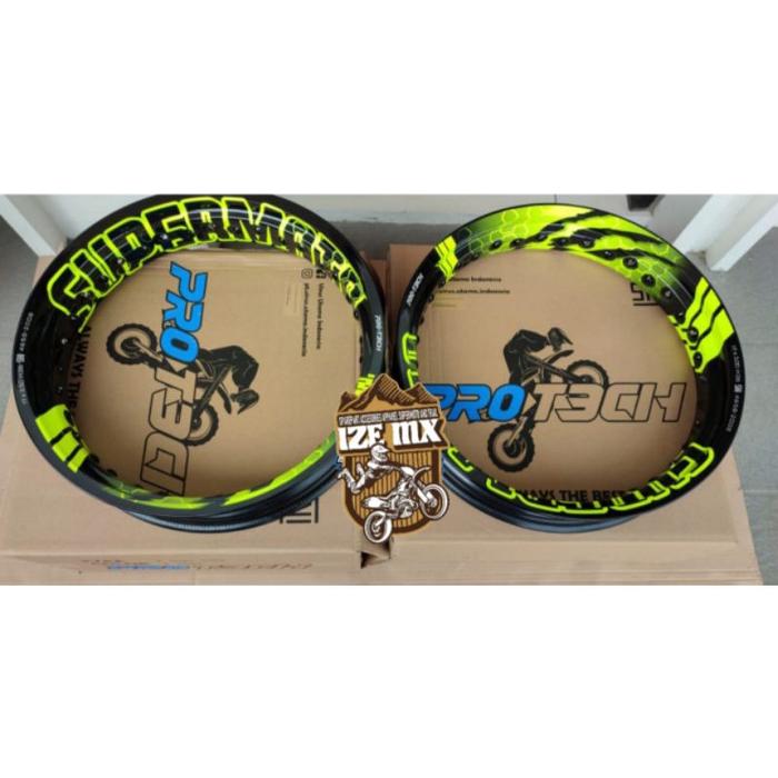 HM Velg Supermoto Protech Ring 17 Kuning