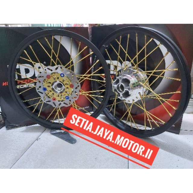 HM Sepaket Pelak Velg Tdr Ring 17 Sonic 150 R Tromol Velg Jari Jari