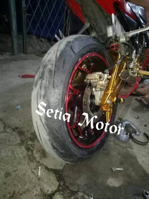 HM Velg Racing Tapak Lebar Axio/Arm Delkevic For Cbr 150, Megapro, Cb