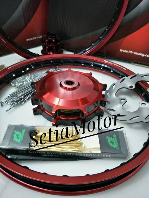 HM Velg Tdr Sepaket Tromol Nui Belimbing Motor Mio / Fino / Xride /