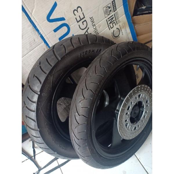HM Velg Pelek Benelli Benelly 250 Pe Patagonian Eagle Lengkap Ban
