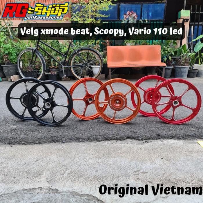 HM Ring Velg Alumunium Xmode X-Mode Beat Scoopy Vario 110 Led