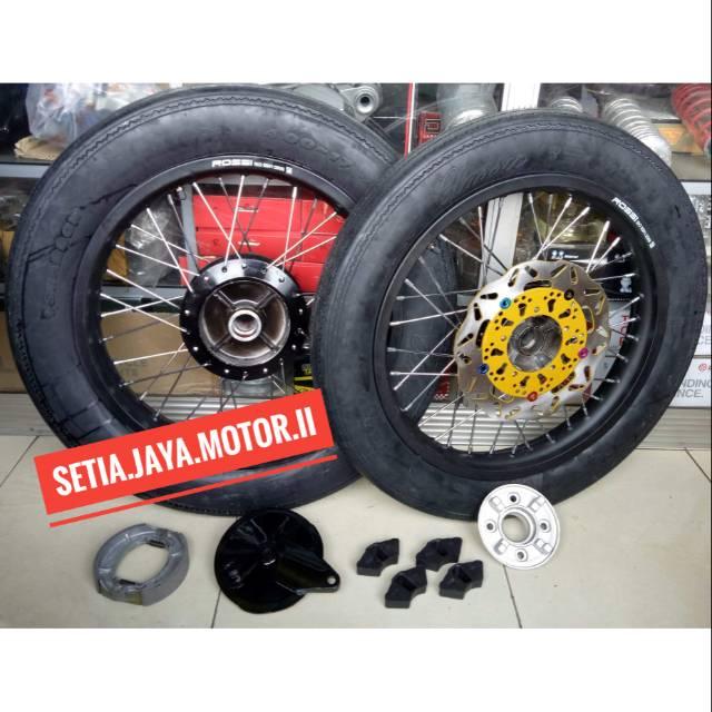 HM Sepaket Velg Pelak Thunder 125 Ring 17 Japstyle - Plus Ban Velg