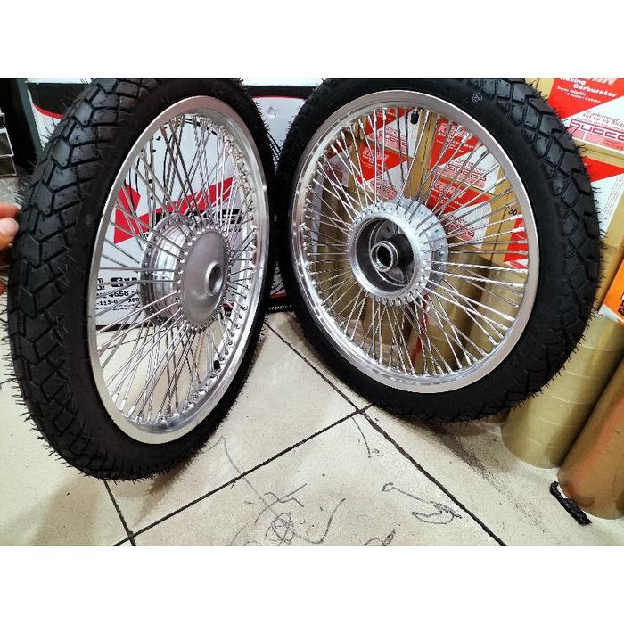 HM Velg Pelak Jari Jari Seribu Plus Ban Honda Astrea Grand.Supra