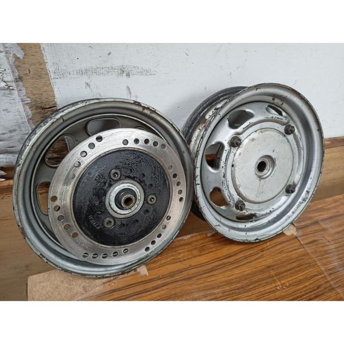 HM Velg Set Original Kymco Matic Kimco Ring 10 Roda Set Tromol Dan