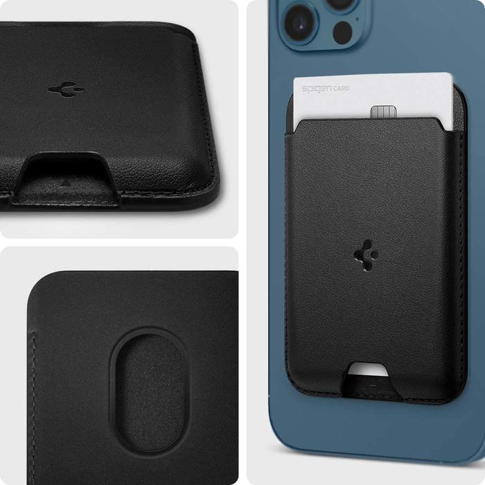 Spigen Card Holder Stand Magnet iPhone 12 Magsafe Card Slot HP Dompet