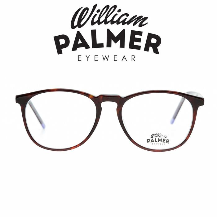 William Palmer Kacamata Pria Wanita Shell 1200G18 C8 Amber