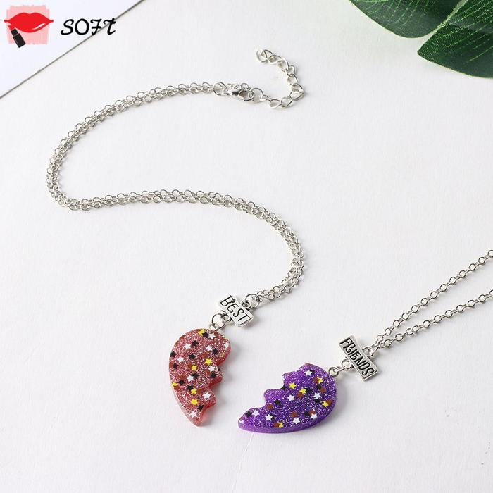 SOFTNESS New BFF Necklace Fashion Friendship Necklace Gift Friendship