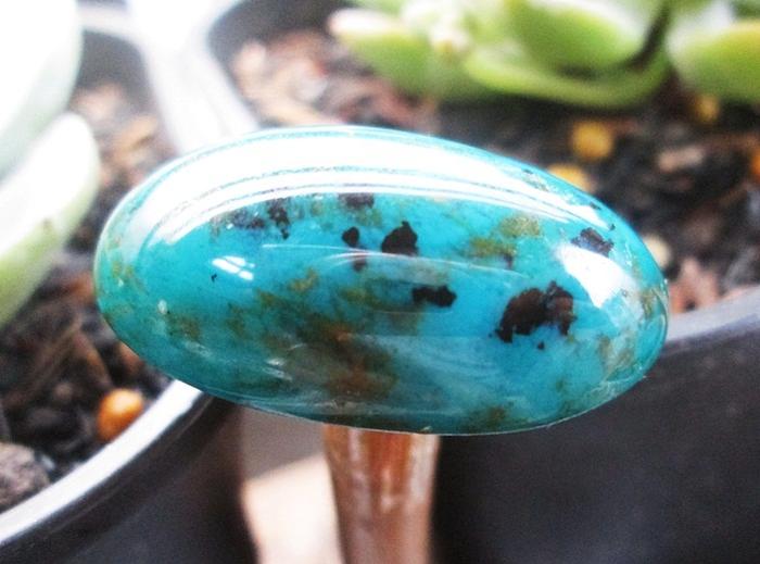 Natural Bacan Majiko Coklat Totol Kristal size jumbo mumbul 29mm
