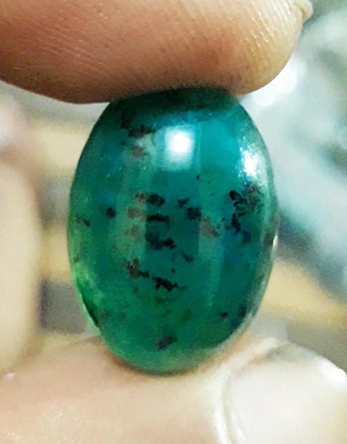 Natural Bacan Coklat gulau totol selasih kristal HQ size jumbo mumbul