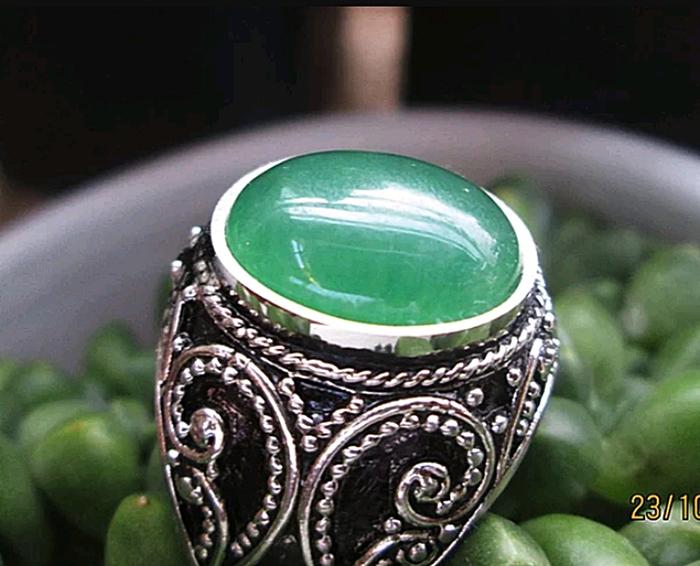 Natural Hijau Garut Ohen kristal size kantoran