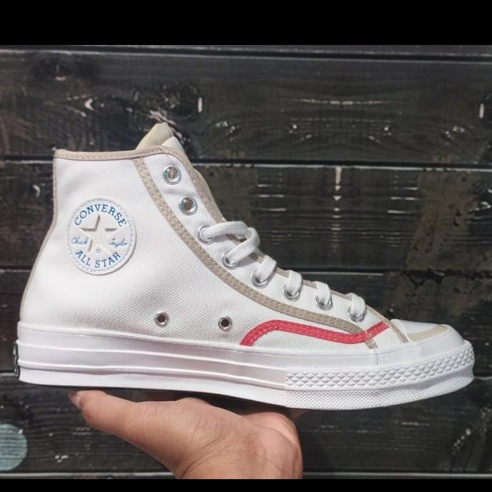 Converse Chuck 70 High Recycled Binding White String White 171408C