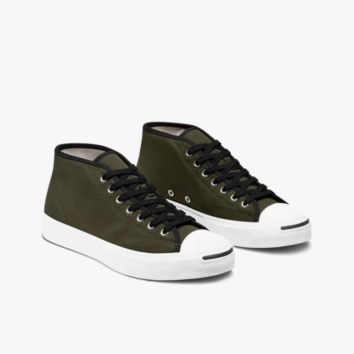 Converse Jack Purcell Mid Hybrid Texture Cargo Khaki Black White