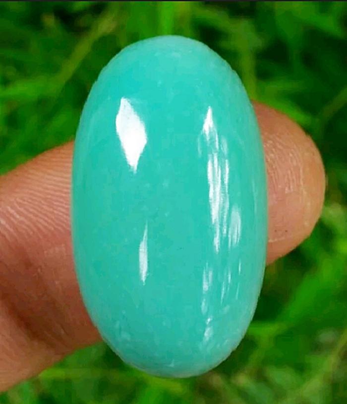 Natural Akik Hijau Garut Marsih kristal size kantoran Bonus Ring