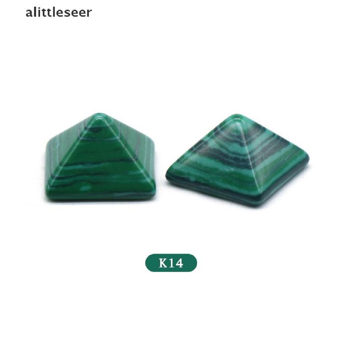 Ali Ornamen Piramida Mini Bahan Batu Alam Kristal Quartz Chakra Untuk