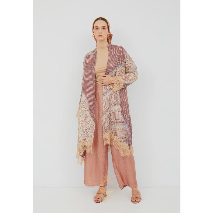 Set Outer Viscose Batik Setelan Kulot Batik Wanita Jumbo Mewah