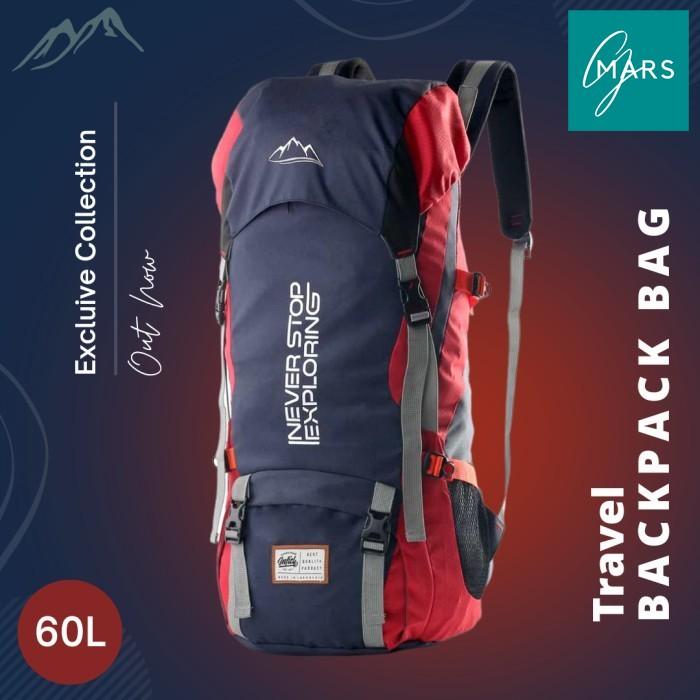 Tas Ransel Gunung Carrier 60L Travel Backpack Outdoor