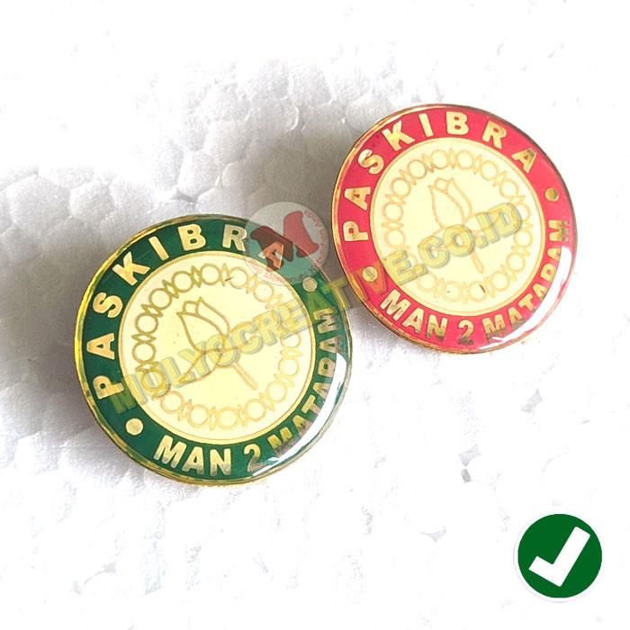 Lencana Pin Paskibra - Pin Paskibra Desain Custom MAN 2 Mataram
