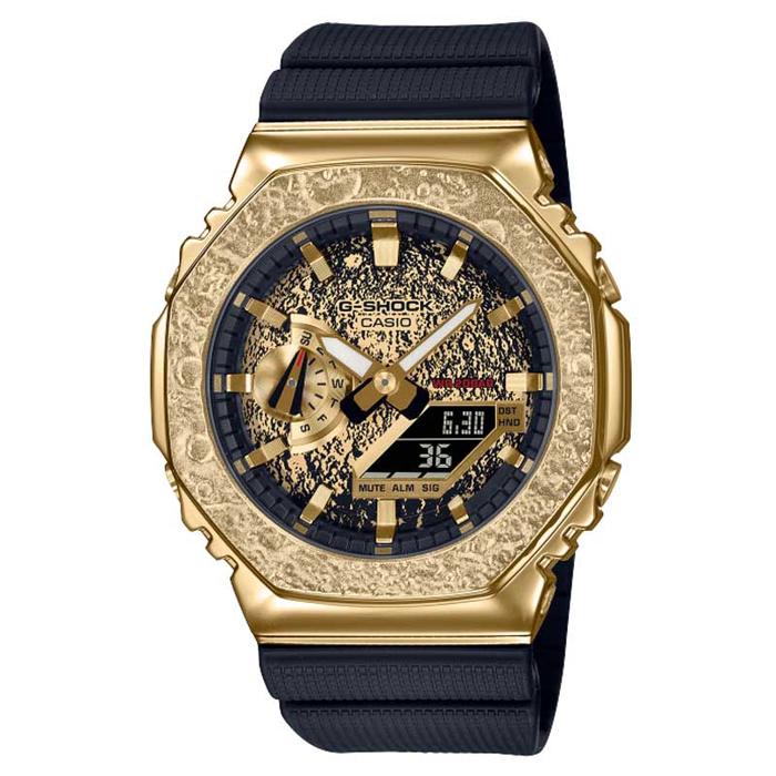 JAM TANGAN PRIA CASIO G-SHOCK ORIGINAL MOON ANALOG DIGITAL HITAM RESIN GM-2100MG-1A CASIO G SHOCK GM
