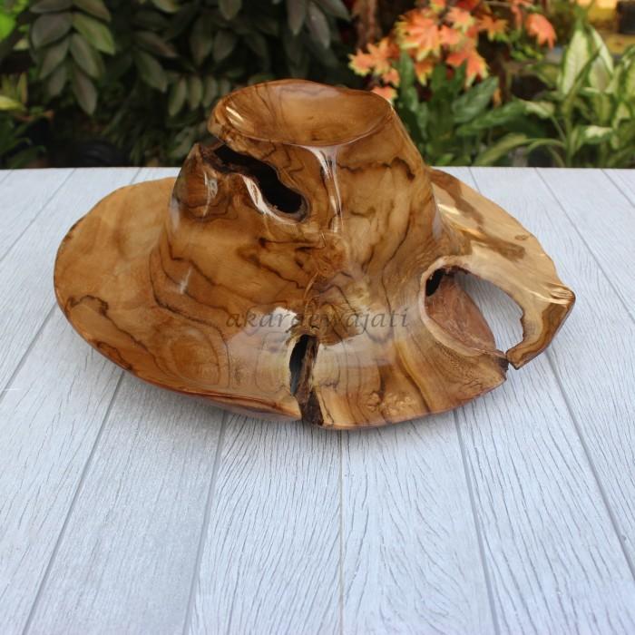 Topi cowboy akar kayu jati