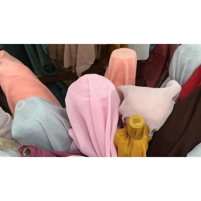 Kain Corn Skin / Cornskin Aura Kulit Jagung Bahan Hijab