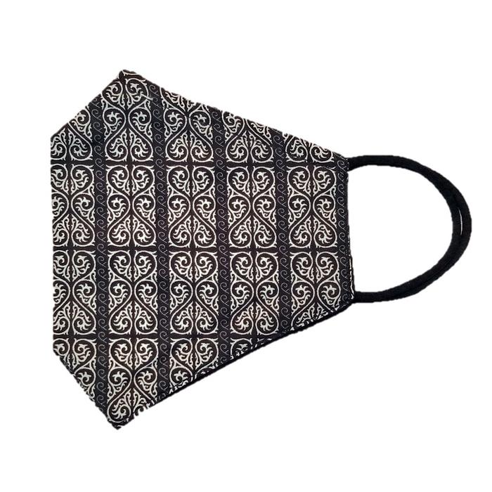 Toko Sritex Masker 3D Premium Batik Gorga Batak - 10 Pcs