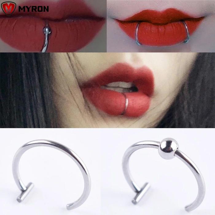 diskon lagi Myron Anting Jepit idung BiTelinga Tanpa Tindik Pria Wanit
