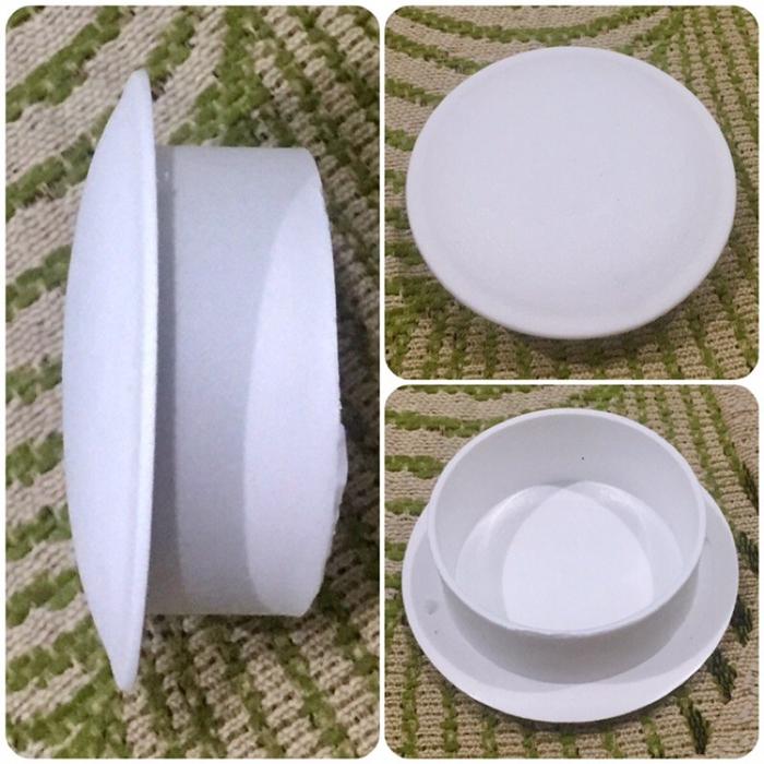 Penutup Lubang Netpot PUTIH 5cm Tutup Gully Hidroponik Agar Pipa