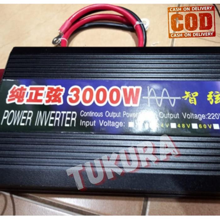 Power Inverter Solar Panel PLTS PSW Pure Sine Wave 3000 Watt 24 Volt
