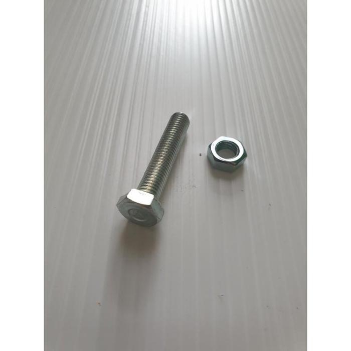 Baut Mur Putih - BMP M7 x 35 mm