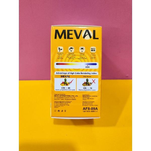 lampu sensor gerak motion 9W meval