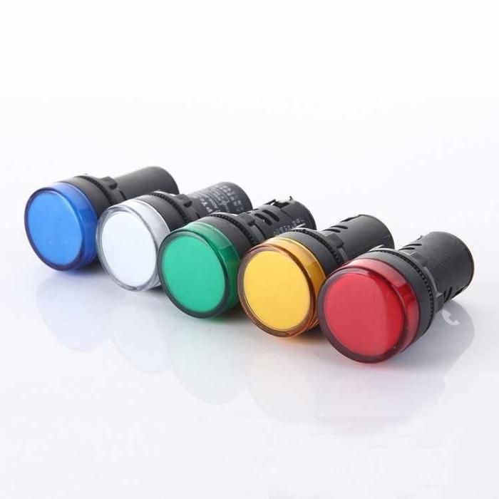 Pilot Lamp 220V 22mm Lampu Indikator Panel 220V