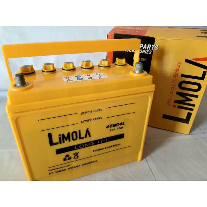 AKI ACCU MOBIL NS60 L 12 V 45 AH LIMOLA BATTERY
