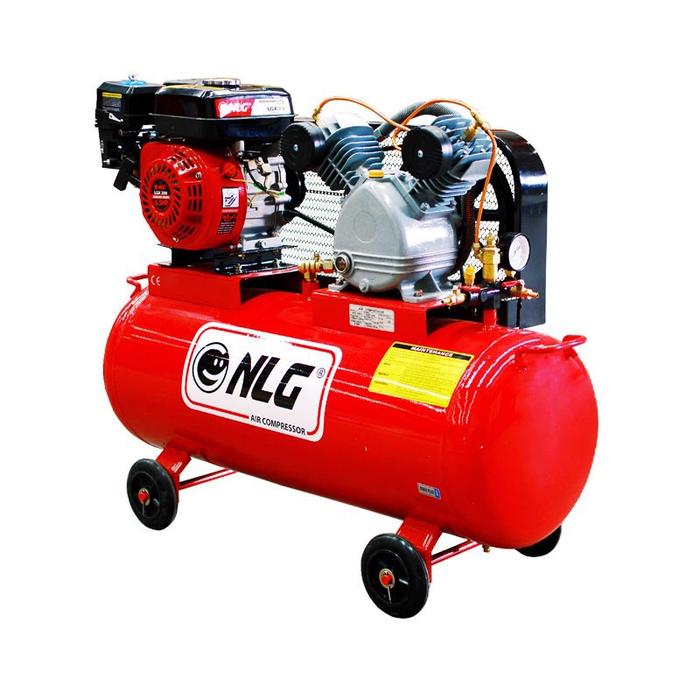 Kompresor Angin NLG 2 HP GEC 100-2 With Engine (6.5HP)