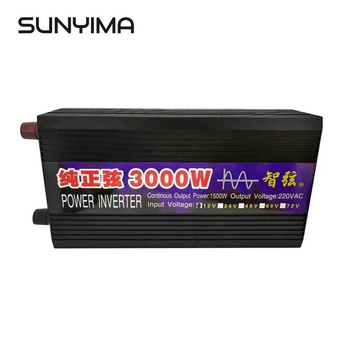 Power Inverter Solar Panel PLTS PSW Pure Sine Wave 3000 Watt 12 Volt