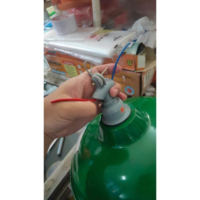 Kap Fitting Lampu Taman Bak Tutup Lampu Anti Air Tempat Lampu Gantung