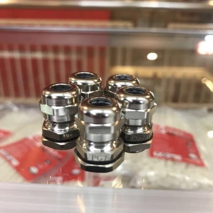 Kabel gland stainless PG7 Cable gland nikel