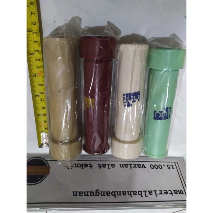 Pembuangan Bak Air Kamar Mandi Anti Bocor 1 Inch Hijau PVC Penutup