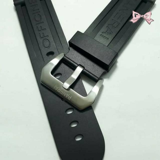 STRAP PANERAI TALI JAM TANGAN PANERAI 26MM 26 MM WARNA HITAM