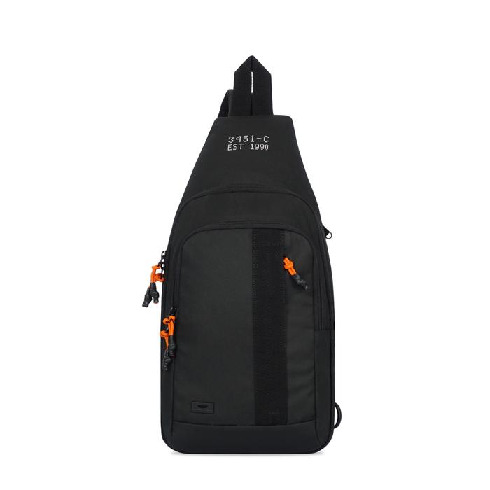 M.Gee Sling Bag Tas Selempang Hitam Mgee Original Strike C003 Black