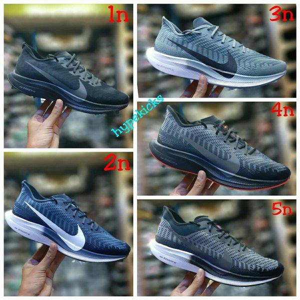 JUAL SEPATU LARI - NIKE ZOOM PEGASUS TURBO 2 - BLACK GREY REFLECTIVE