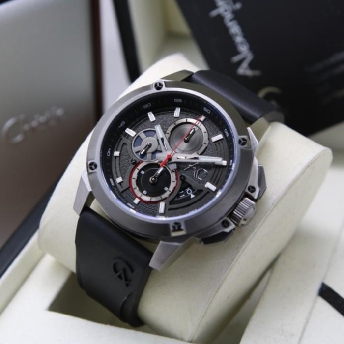 ALEXANDRE CHRISTIE AC 9602 BLACK SILVER AC9602 PRIA ORIGINAL,,RUBBER