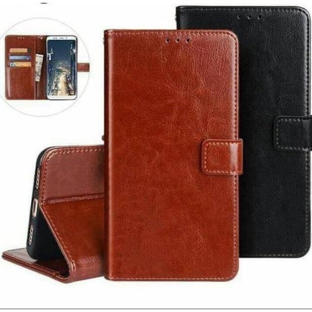 FLIP KULIT DOMPET LEATHER WALET REDMI8 REDMI8A REDMINOTE8 PRO mi9c
